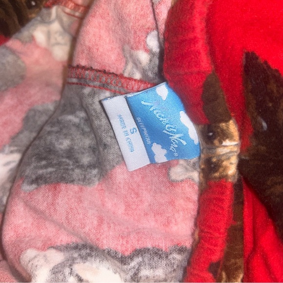 Nick & Nora red flannel milk bone dog breeds pajama lounge pants pjs size small - Picture 4 of 4